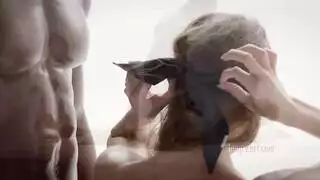 تدليك شهواني يؤدي إلى جماع قوي: الشقراء ومدلكها أسمر البشرة يمارسان الجنس الصريح