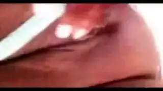 خشب الأبنوس الساخنة تلوي بوسها ضيق مع دسار ضخمة
