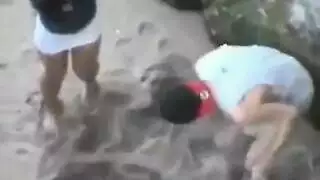 غريب شاطئ بحر حسي
