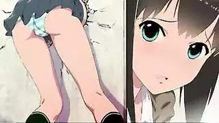 مشهد هنتاي إكس إكس إكس: راكون يقوم بالجنس الفموي على فتاة مقنعة