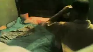 محجبة تتفجر في مشهد جماعي عنيف