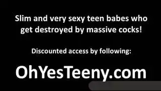 فتاة مراهقة مغرية تركب قضيبًا ماهرًا من صديقها