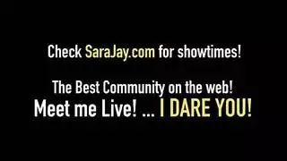 سارة جاي: ملكة الشرج تمتلئ مؤخرتها من فحل المرآب