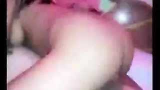 إختراق ثلاثي تقطيعه ديك التبول الملبس